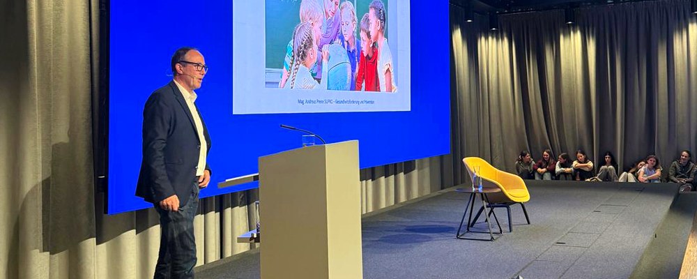 Vortrag in der AK Vorarlberg Zum Thema: Wann fühlen wir uns wirklich wohl... referierte Mag. Andreas Prenn in Feldkirch.